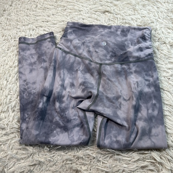 Lululemon Align Crop 21" *Cross Waist Diamond Dye Stargaze Pitch Grey - Picture 5 of 5